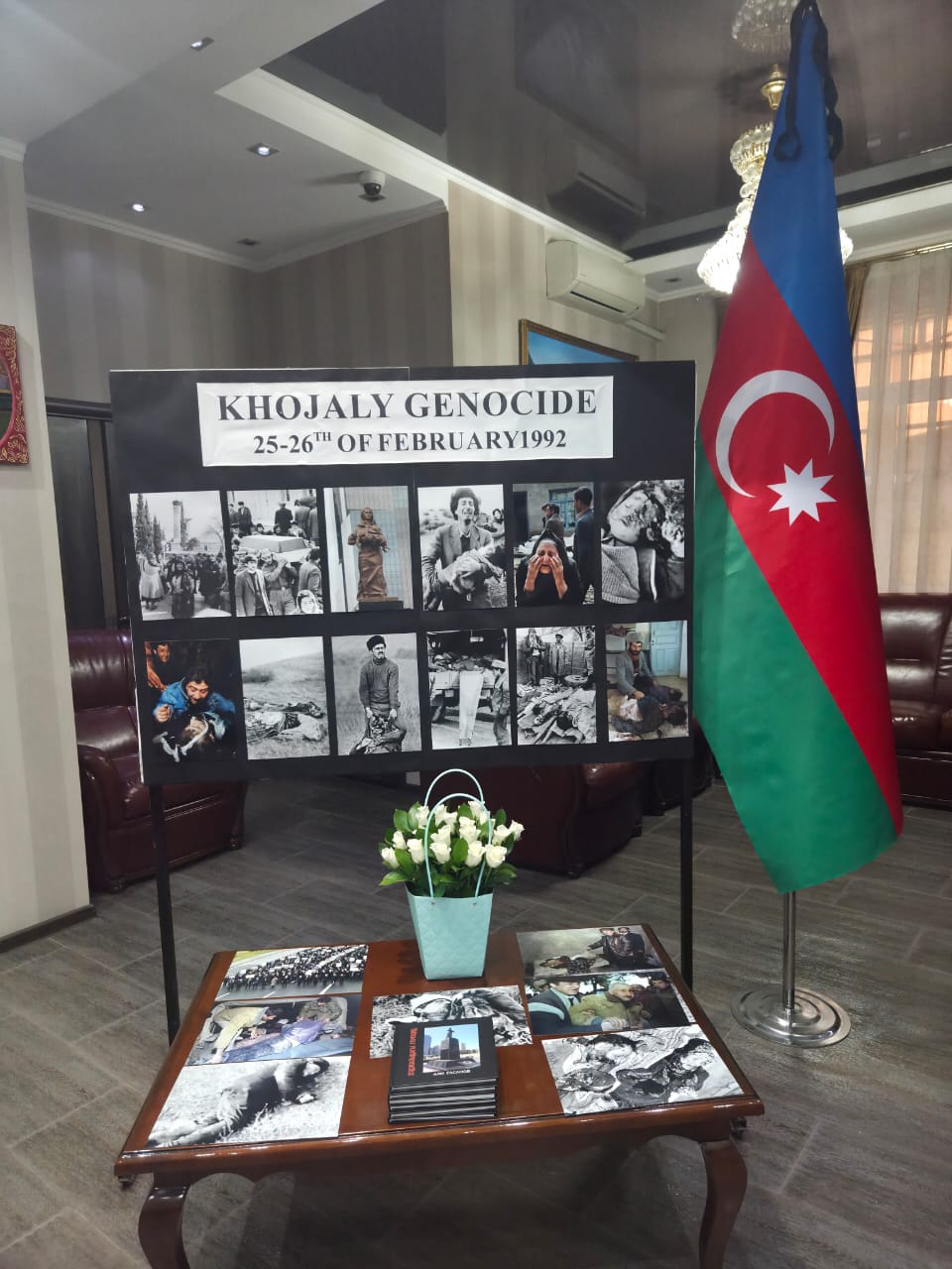 Azərbaycan Respublikasının Qırğız Respublikasındakı Səfirliyində Xocalı Soyqırımının 34-cü ildönümünə həsr olunmuş tədbir keçirilmişdir. Xeber basligi